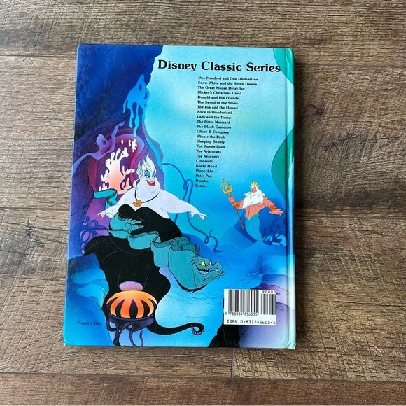 1989 Little Mermaid - Disney Book , Pre-Owned Hardcover - Picture 8 of 13